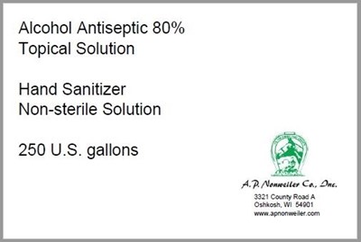 250 (Apn Hand Sanitizer 250 Gallon Tote)